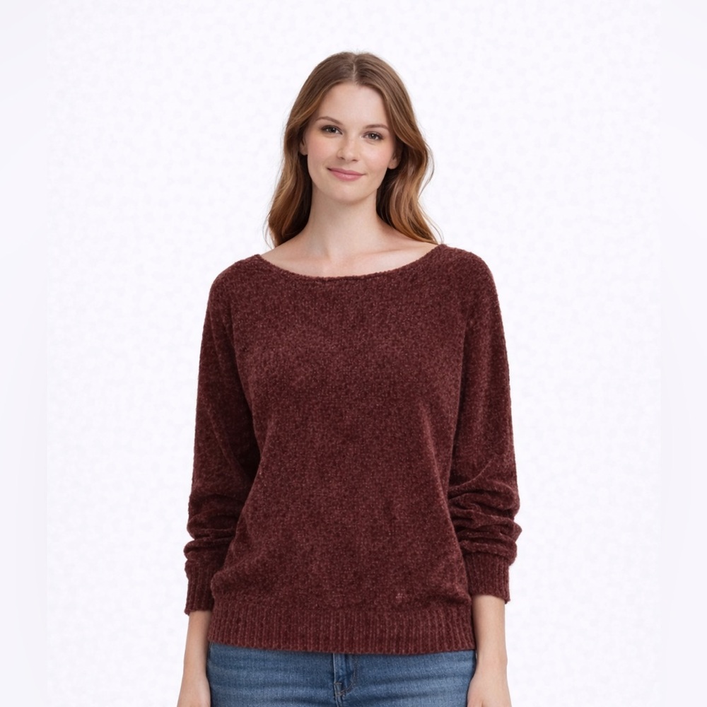 Women's Burgundy Sweater